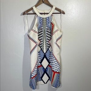 NWOT VENUS Geometric Mini Dress